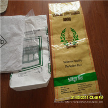 China Shandong Manufacturer Factory Virgin Food BOPP PP Woven Rice Bag